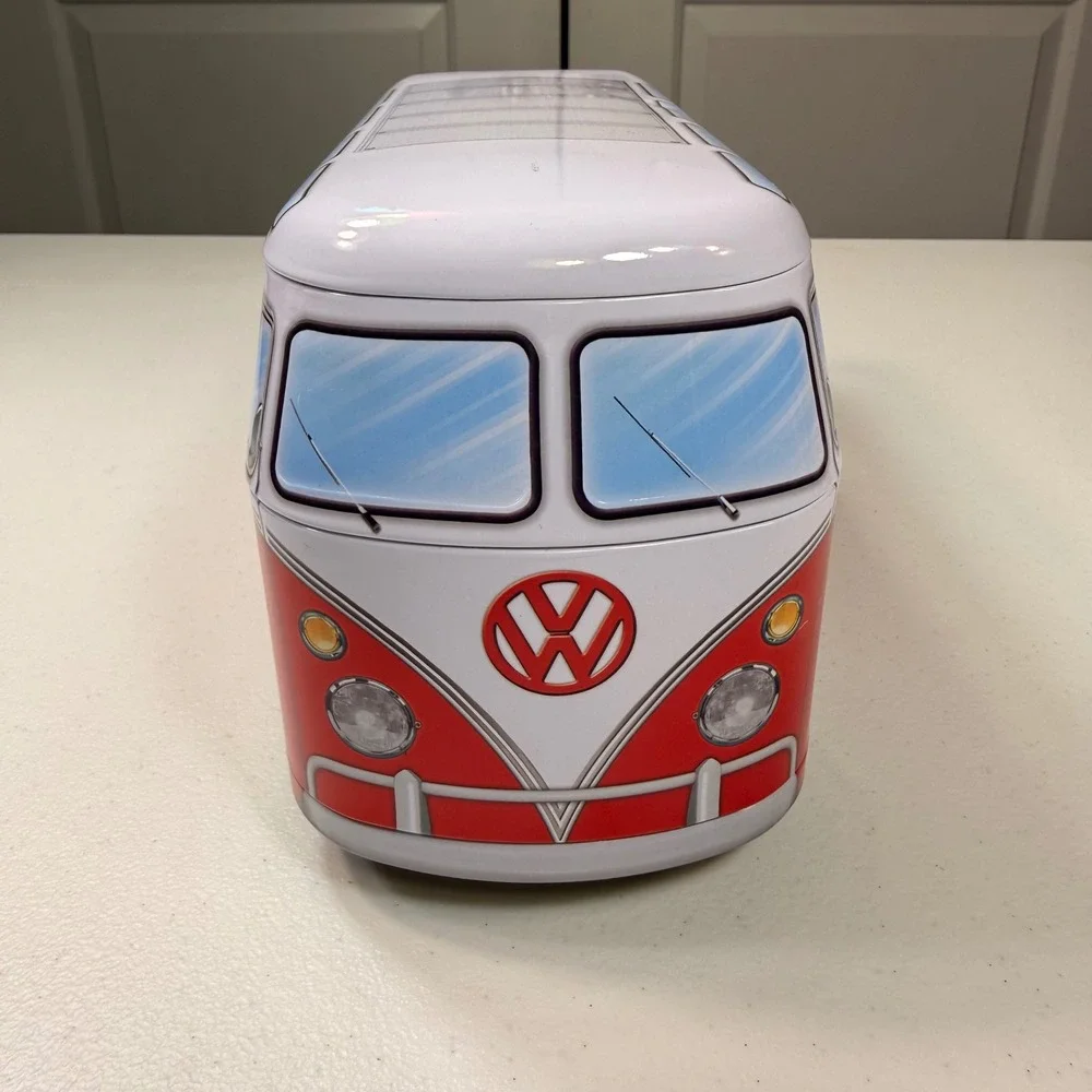 EuroGraphics VW Volkswagen Road Trips 550 Piece Jigsaw Puzzle Bus Shaped Tin
